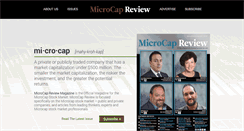 Desktop Screenshot of microcapreview.com
